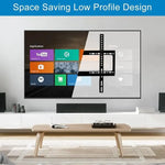 Load image into Gallery viewer, TV Wall Mount 26-65 Inches Ultra Strong Slim Fixed TV Bracket Heavy Duty Ultra Super Strong 50KG TV Wall Mount with Wall Fixing Kit for Flat Curved Screen TV LED LCD OLED and Plasma 50Kg