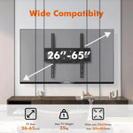 Load image into Gallery viewer, TV Wall Mount Stand for 26-55'' Flat Screen/LED/4K TVs, Full Motion TV Mount with Swivel and Tilt Articulating Dual Arms, Max VESA 400x400mm, Holds up 50KG