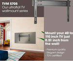 Load image into Gallery viewer, TVM 5705 – Ultra-slim TV wall mount with GuidanceSystem™ for safe and easy hanging of large TVs