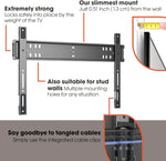 Load image into Gallery viewer, TVM 5705 – Ultra-slim TV wall mount with GuidanceSystem™ for safe and easy hanging of large TVs