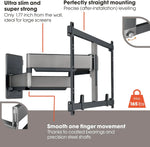 Load image into Gallery viewer, TVM 5855 Full-Motion Ultra Strong TV Wall Mount Bracket For Large And Heavy TVs From 55 65 75 77 85 Up To 100 Inch