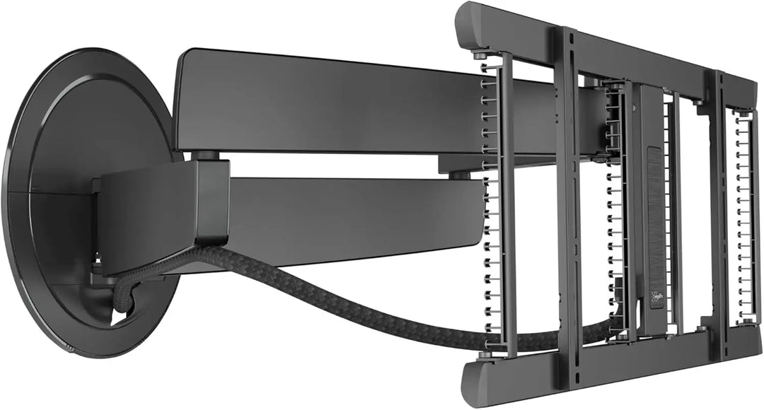 TVM 7655 Signature Swivelling TV Wall Mount for 40-77 Inch TVs, Premium DesignMount TV Bracket Swivels up to 120°, Max 35 kg