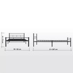 Load image into Gallery viewer, Twin Bed With Metal Frame - 90x200-GCC Home Center