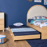 Load image into Gallery viewer, Twin Trundle Bed 90x190 CM - Oak/White-GCC Home Center