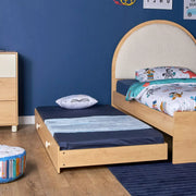 Twin Trundle Bed 90x190 CM - Oak/White-GCC Home Center