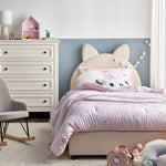 Load image into Gallery viewer, Twin Upholstered Bed - 90x200 cm-GCC Home Center