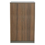 Load image into Gallery viewer, Two Door Office Cupboard With Two Shelves For Organized Storage - Brown-GCC Home Center