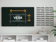 Ultra Strong TV Wall Bracket Mount Double Arm Tilt & Swivel for 40-85 Inch (100-115.5cm) LED LCD OLED Plasma & Curved Screens with Cable Managment - Up to VESA 600mm(w) x 400mm(h) - Max Load 50kg