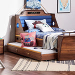 Load image into Gallery viewer, Under Beds Trundle For Kids 90x190 cm - Oak-GCC Home Center