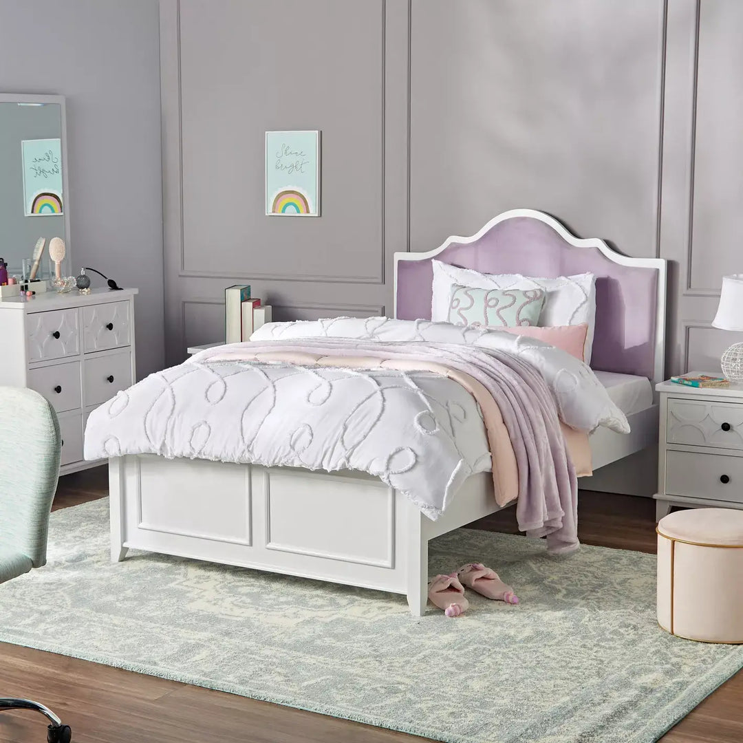 Upholstered Single Bed - 120x200 cm-GCC Home Center