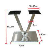 V-Column Restaurant Dining Table Base