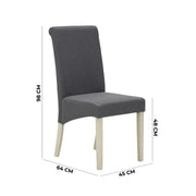 Valencia 6-Seater Dining Set – Grey