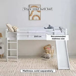 Load image into Gallery viewer, Vanilla Loft Single Bed with Slide and Climbing Ladder - 90x200 cm-GCC Home Center