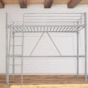 Vanilla Metal Single Loft Bed - 90x200 cm-GCC Home Center