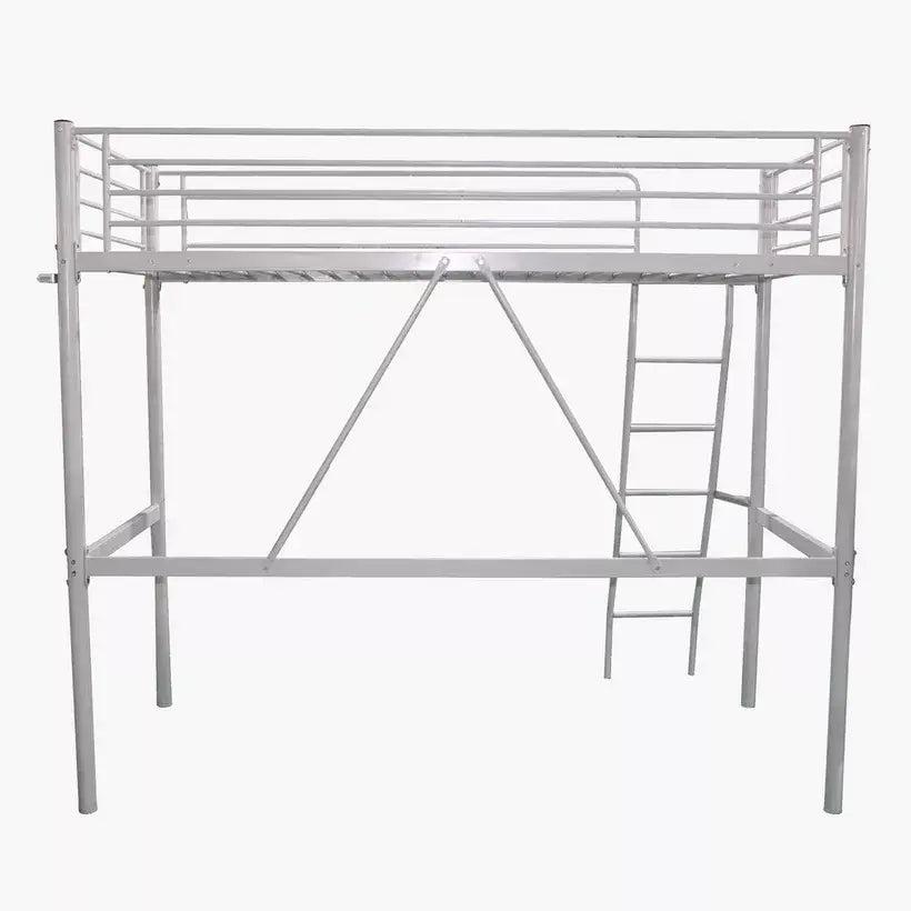 Vanilla Metal Single Loft Bed - 90x200 cm-GCC Home Center