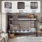 Load image into Gallery viewer, Vanilla Single Bunk Bed - 90x200 cm-GCC Home Center