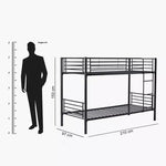 Load image into Gallery viewer, Vanilla Single Bunk Bed - 90x200 cm-GCC Home Center