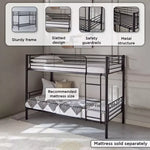 Load image into Gallery viewer, Vanilla Single Bunk Bed - 90x200 cm-GCC Home Center