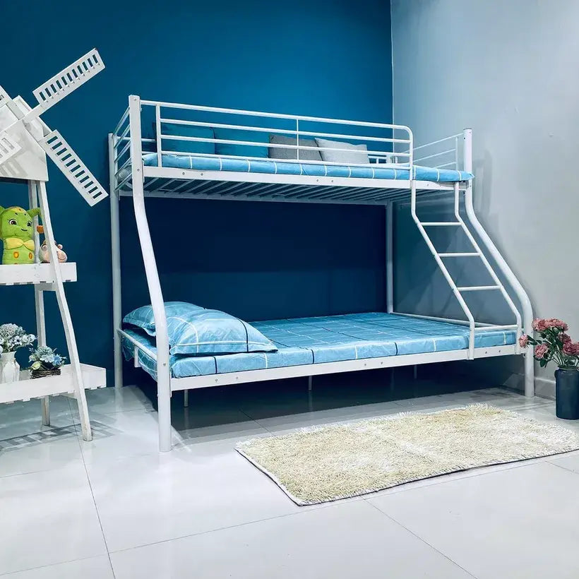 Vanilla Twin Bunk Bed - 90x200 and 140x200 cm-GCC Home Center