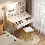 Load image into Gallery viewer, Vanity Desk Chair Set with Mirror-GCC Home Center