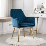 Load image into Gallery viewer, Velvet Dining Chair with Golden Metal Legs-GCC Home Center
