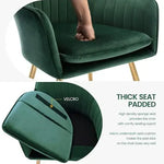 Load image into Gallery viewer, Velvet Dining Chair with Golden Metal Legs-GCC Home Center