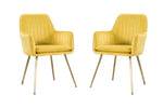 Load image into Gallery viewer, Velvet Dining Chair with Golden Metal Legs-GCC Home Center