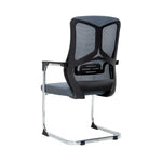 Load image into Gallery viewer, Versatile Grey Metal Visitor Chair - Ergonomic Design with 6-Month Warranty &amp; 120KG Capacity-GCC Home Center