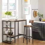 Load image into Gallery viewer, Vintage Style Rustic Brown Bar Chairs - Set of 2-GCC Home Center