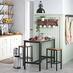 Load image into Gallery viewer, Vintage Style Rustic Brown Bar Stools - Set of 2-GCC Home Center