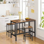 Load image into Gallery viewer, Vintage Style Rustic Brown Bar Stools - Set of 2-GCC Home Center