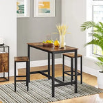 Load image into Gallery viewer, Vintage Style Rustic Brown Bar Stools - Set of 2-GCC Home Center
