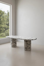 Load image into Gallery viewer, Viola Marble Dining Table – Luxury Statement Piece