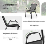 Load image into Gallery viewer, Vital Outdoor Patio Bistro Set – Black Wicker Chairs &amp; Round Table for Elegant and Comfortable Small Space Dining, Relaxation, and Outdoor Enjoyment (VI-DNS-13)
