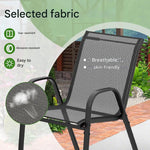 Load image into Gallery viewer, Vital Outdoor Patio Bistro Set – Black Wicker Chairs &amp; Round Table for Elegant and Comfortable Small Space Dining, Relaxation, and Outdoor Enjoyment (VI-DNS-13)