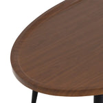 Load image into Gallery viewer, Walnut &amp; Black Coffee Table