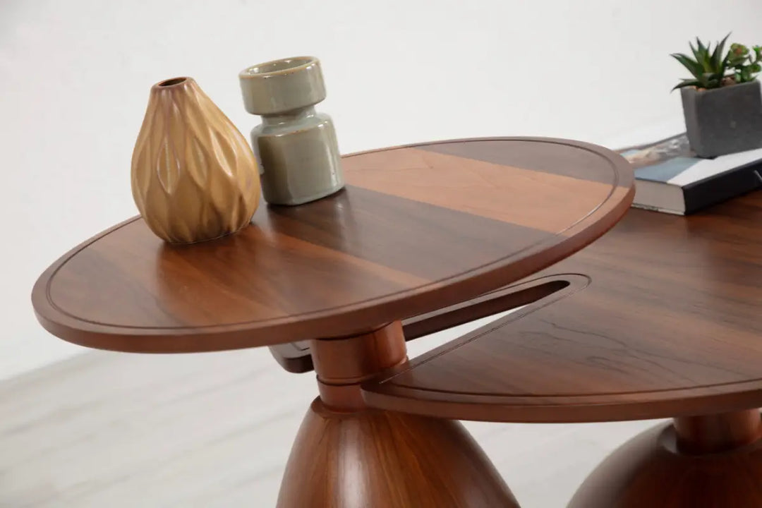 Walnut Coffee Table Set