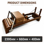 Load image into Gallery viewer, Walnut Wood Premium Quality Pilates Reformer Machine With CE Certification Heavy Duty for Studios Fitness Equipment