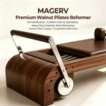Load image into Gallery viewer, Walnut Wood Premium Quality Pilates Reformer Machine With CE Certification Heavy Duty for Studios Fitness Equipment