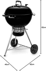 Load image into Gallery viewer, Weber Master-Touch, 57 cm, Black|Premium Charcoal Grill |CHA_KET 14701004