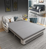 Load image into Gallery viewer, WENBO HOME Sofa Bed Pull Out Sofa Double Bed Multifunction Couch Bed Modern Style Sofa Bed Chair For Living &amp; Bed Room (1.58m, Grey)-GCC Home Center