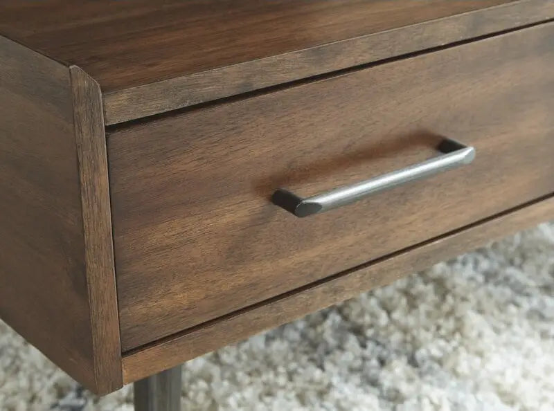 Wentzel Walnut Coffee Table with storage