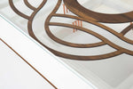 Load image into Gallery viewer, White Coffee Table With Tempered Glass Top
