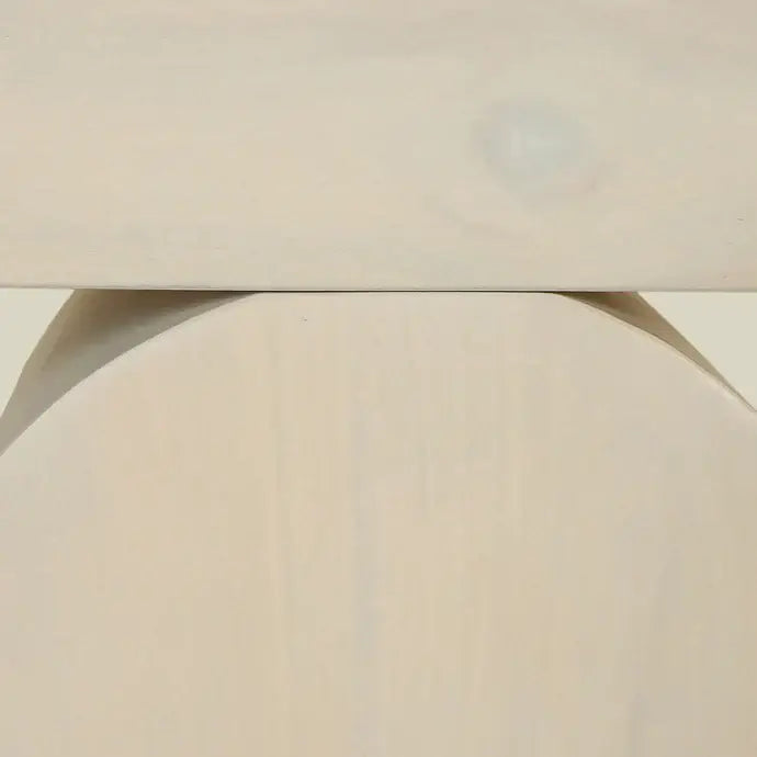 White Wood Coffee & Side Table Set