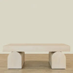 Load image into Gallery viewer, White Wood Coffee &amp; Side Table Set