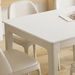 Load image into Gallery viewer, Whitewood Modern Slate Rectangle Dining Table Set with Four Legs and Solid Back Chairs , For 4 , Table &amp; Chair(s), 5 Piece Set, Orange-GCC Home Center