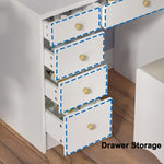 Load image into Gallery viewer, Wide Vanity Set with Stool and Mirror-GCC Home Center