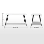 Load image into Gallery viewer, Wilma 6-Seater Glass Top Dining Table-GCC Home Center