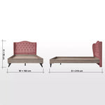 Load image into Gallery viewer, Wingback Shape Single Bed - 120x200 cm-GCC Home Center