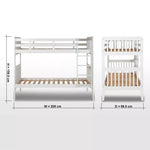 Load image into Gallery viewer, Wood Bunk Bed Loft &amp; Cabin Beds for Kids - 90x200 cm-GCC Home Center